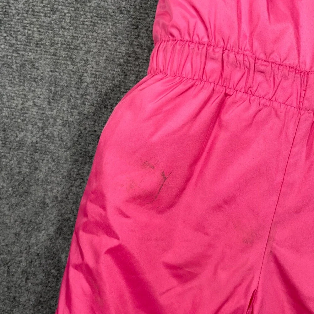 OshKosh B'gosh Snow Bibs Toddler Girls 3T Padded Insulated Pink Overalls Winter